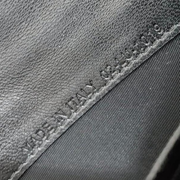 DIOR Cannage Wallet on Chain black lambskin with silver chain - Picture 4 of 9